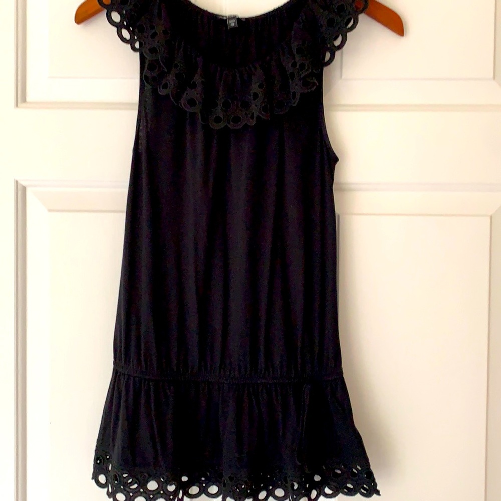Express Black Tank With Details